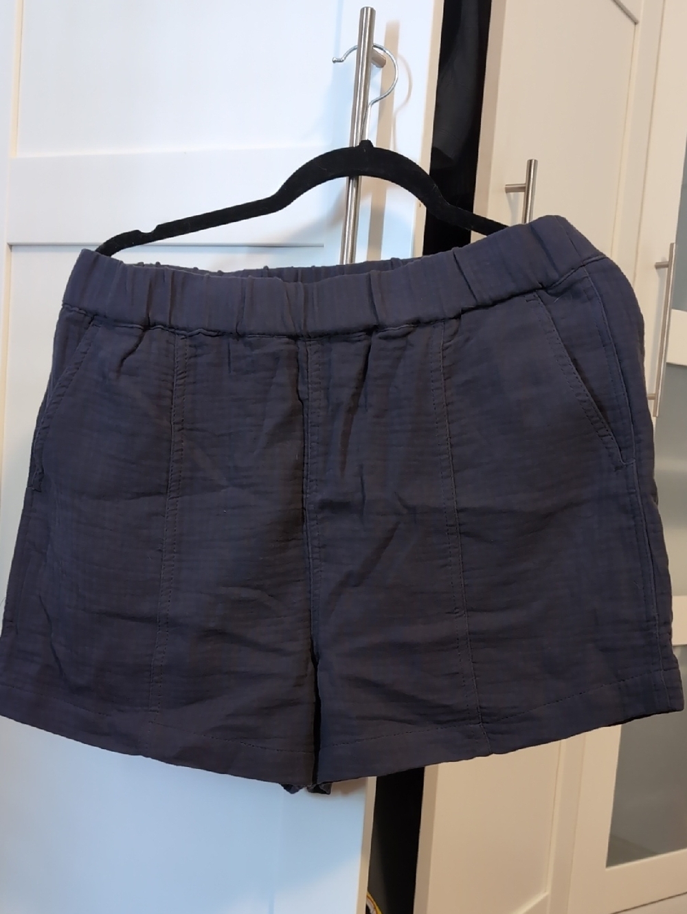 Madewell Navy Lightweight Elastic Shorts